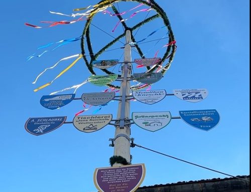 Der Maibaum steht – und wir sind dabei!